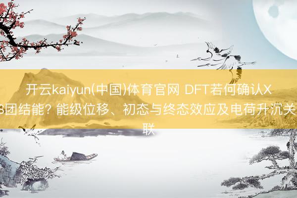 开云kaiyun(中国)体育官网 DFT若何确认XPS团结能? 能级位移、初态与终态效应及电荷升沉关联